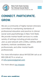 Mobile Screenshot of clinicalsocialwork.org