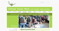 Desktop Screenshot of clinicalsocialwork.eu