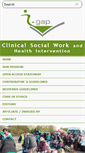 Mobile Screenshot of clinicalsocialwork.eu